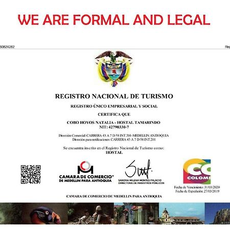 Hostal Tamarindo Inn Medellín Exteriér fotografie