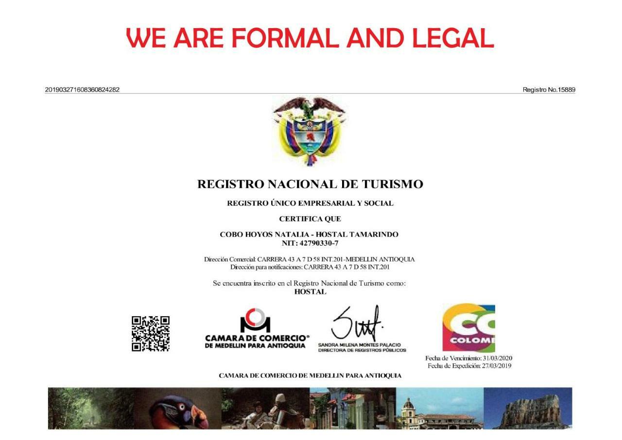 Hostal Tamarindo Inn Medellín Exteriér fotografie
